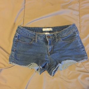 Denim shorts
